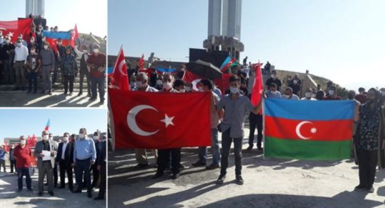 İğdırda Azərbaycana dəstək aksiyası təşkil edildi