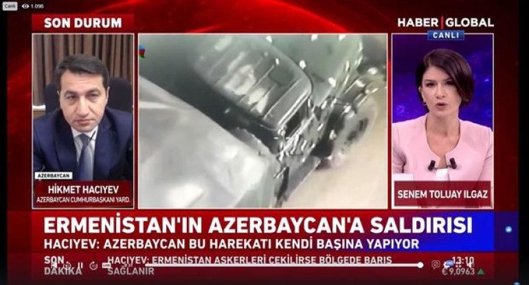 Prezidentin köməkçisi “Haber Global”a erməni təxribatlarından danışır - CANLI YAYIM