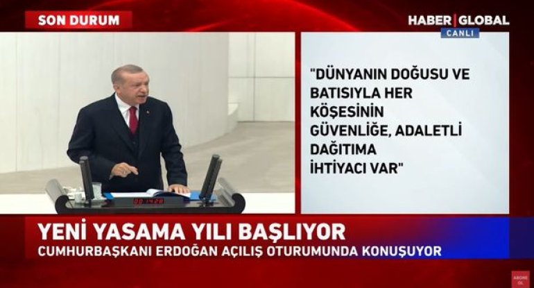 Ərdoğan: “Ermənistan işğal etdiyi ərazilərdən çıxarılmalıdır” - VİDEO