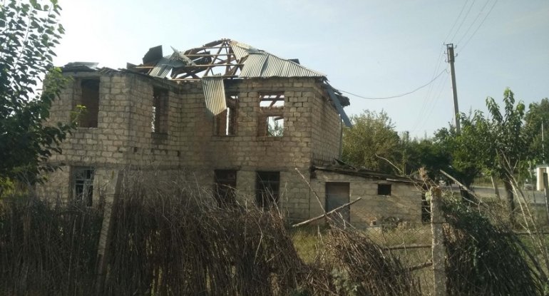 Ermənilər Füzulinin kəndini atəşə tutub