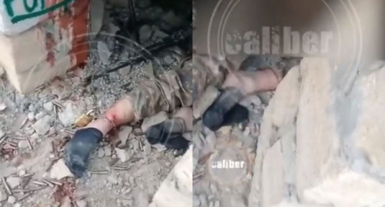 Erməni işğalçıları postdan qaçmasın deyə qandallanırlar - VİDEO