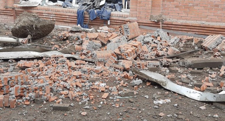 Ermənilərin Gəncəyə atdığı raket nəticəsində 3 mülki şəxs yaralanıb