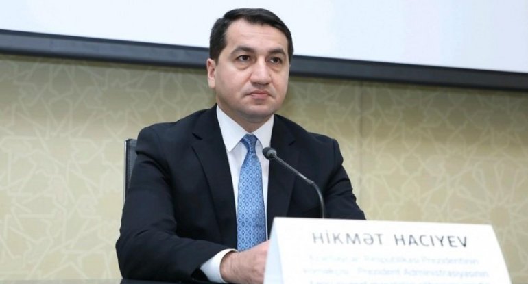 Hikmət Hacıyev: “Ermənistanın siyasi rəhbərliyində olan şəxslər bilavasitə məsuliyyət daşıyırlar