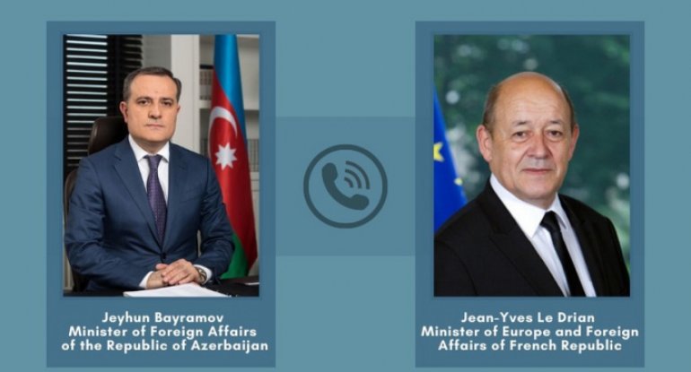 Fransanın XİN başçısı Ceyhun Bayramova zəng vurdu