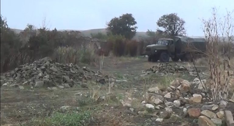 İşğaldan azad edilmiş Cəbrayıl rayonunun Çaxırlı kəndinin videogörüntüləri