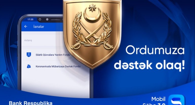 Ordumuzu “Mobil Şöbə” əlavəsi ilə dəstəkləyə bilərsiniz!
