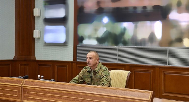 Ali Baş Komandanın rəhbərliyi ilə MN-in Mərkəzi Komanda Məntəqəsində operativ müşavirə keçirilib