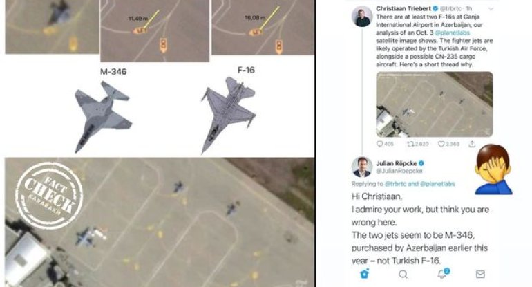 Ermənilərin F-16 yalanı ifşa olundu - FOTOFAKT