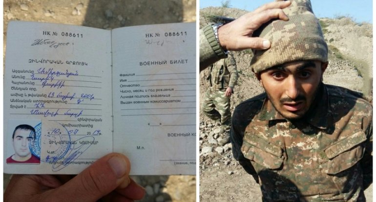 Daha bir erməni işğalçı təslim oldu - YENİLƏNİB + FOTO