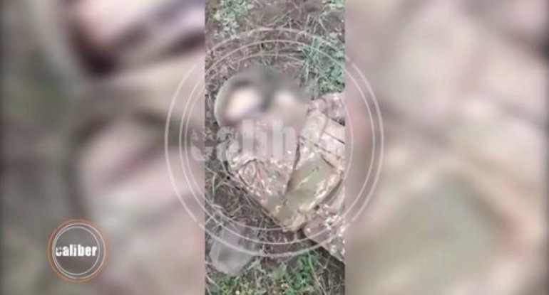 Qəhrəman Azərbaycan əsgərlərinin məhv etdiyi işğalçıların görüntüləri - VİDEO