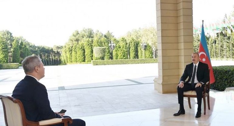 İlham Əliyev Rusiyanın RBK televiziya kanalına müsahibə verib