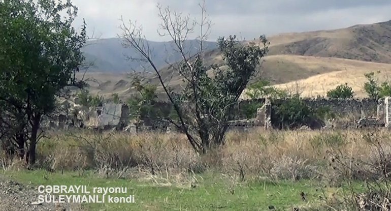 İşğaldan azad olunmuş daha bir kəndin videogörüntüsü