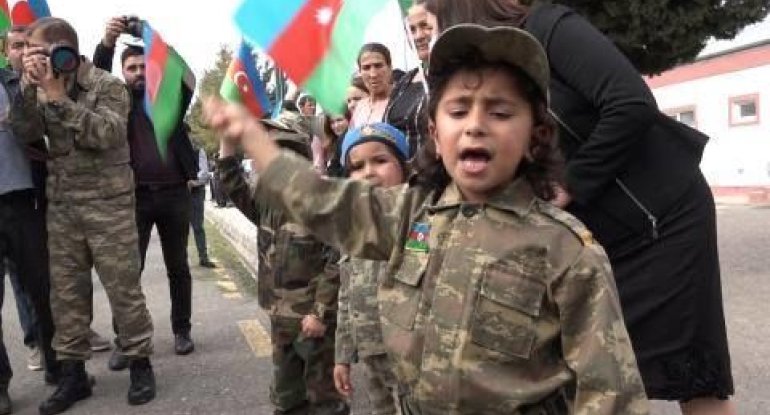 Xocavənddə qələbə yürüşü keçirildi - VİDEO