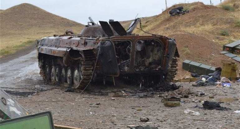 Erməni tanklarını darmadağın edən “Spike” raketləri - FOTO