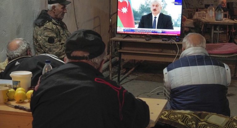 Xankəndində ermənilər Azərbaycan Prezidentinin çıxışını belə izləyir