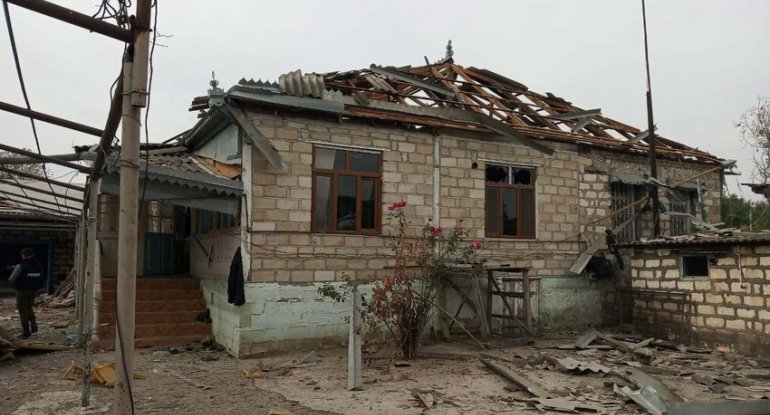 Tərtər şəhəri və rayonun kəndləri atəşə tutulur