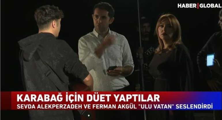 Sevda Ələkbərzadə və Ferman Akgüldən Qarabağla bağlı möhtəşəm duet - VİDEO