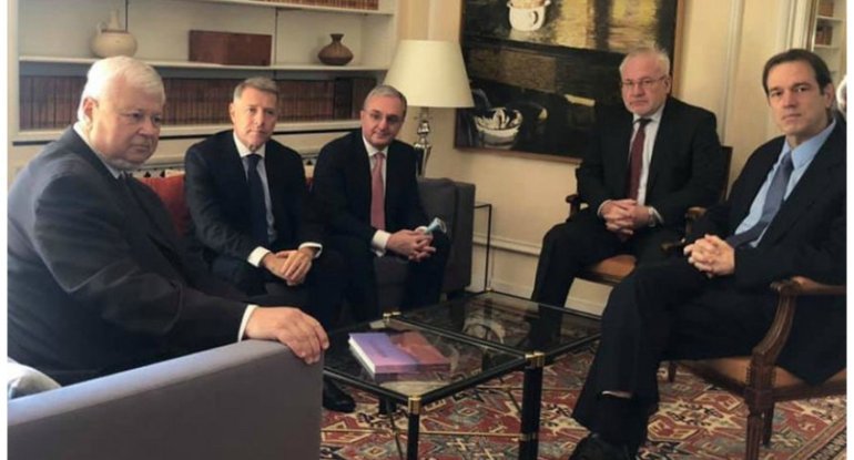 Ermənistan XİN başçısının Minsk qrupu həmsədrləri ilə görüşü başlayıb
