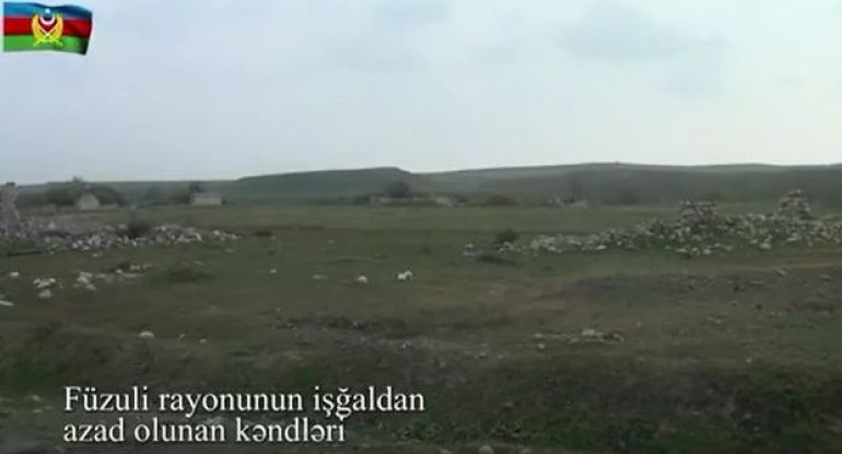 Füzulinin işğaldan azad olunan kəndlərinin görüntüləri