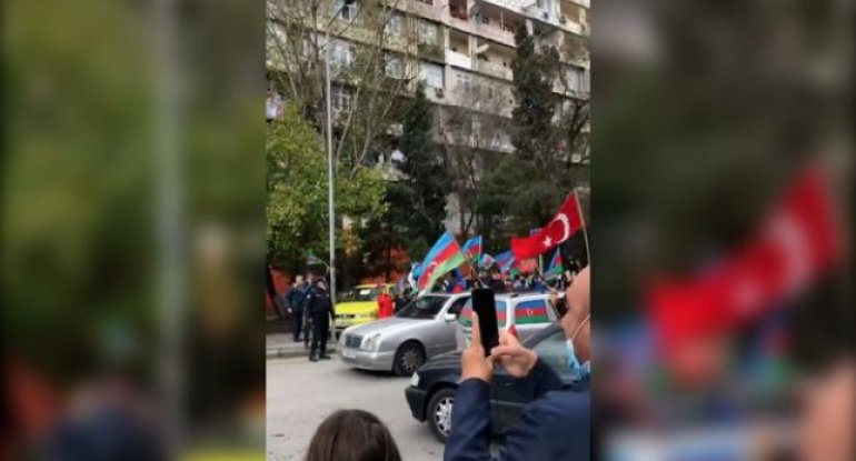 Azərbaycan xalqı qələbəni qeyd edir - VİDEO