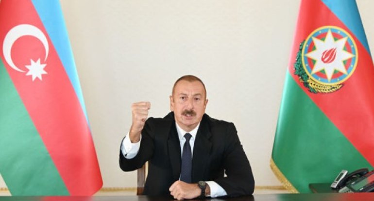 İlham Əliyev: “Paşinyan bu sənədi dəmir yumruğun hesabına imzalayır”