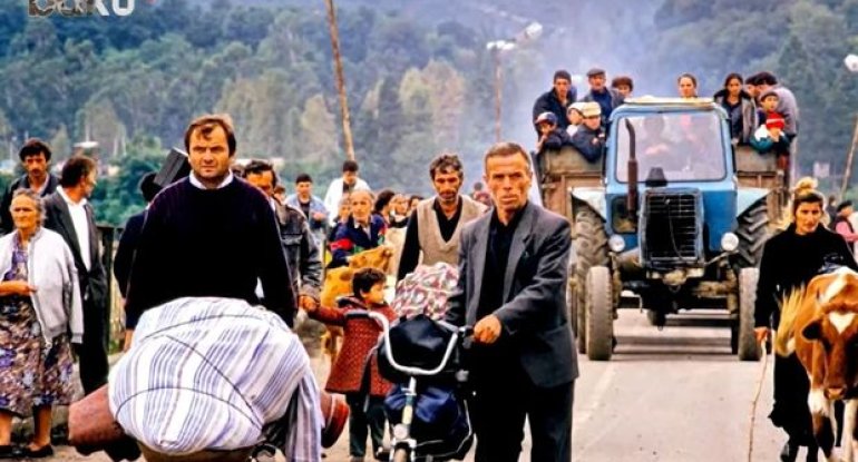 Gürcülərin erməni vəhşiliyindən “nəsibi”: Baş kəsmək, göz oymaq, diri-diri yandırmaq... - VİDEO