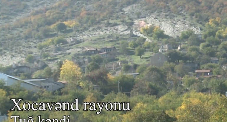 İşğaldan azad olunan Tuğ kəndinin görüntüləri - VİDEO