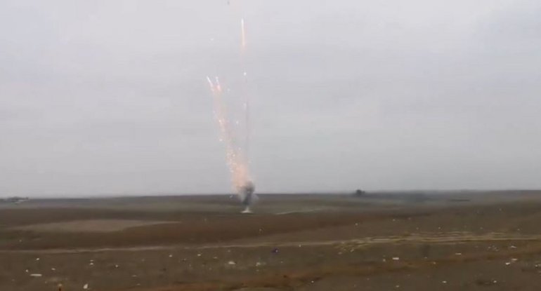 Ermənistanın Füzuliyə atdığı ağ fosforlu mərmi zərərsizləşdirildi