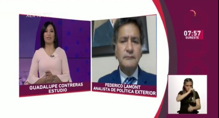 Meksika telekanalında Ermənistanın təcavüzkar siyasətindən bəhs edilib