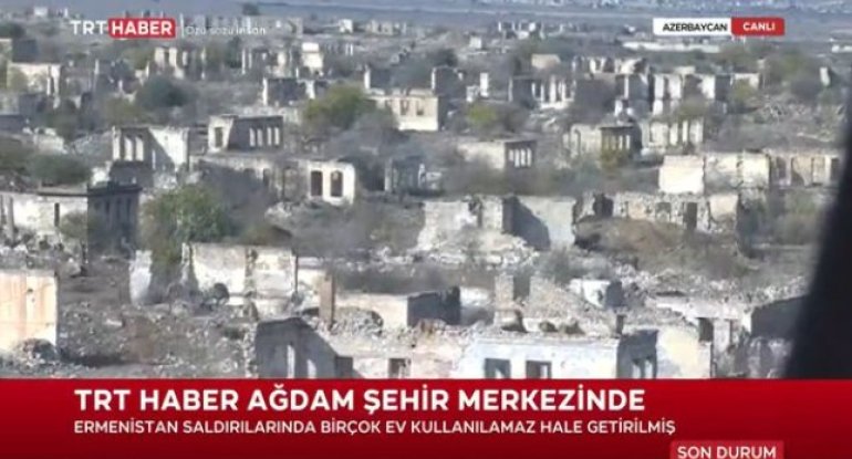 Azərbaycanın Ağdamı işğaldan azad etməsi TRT-nin gözündən... - VİDEO