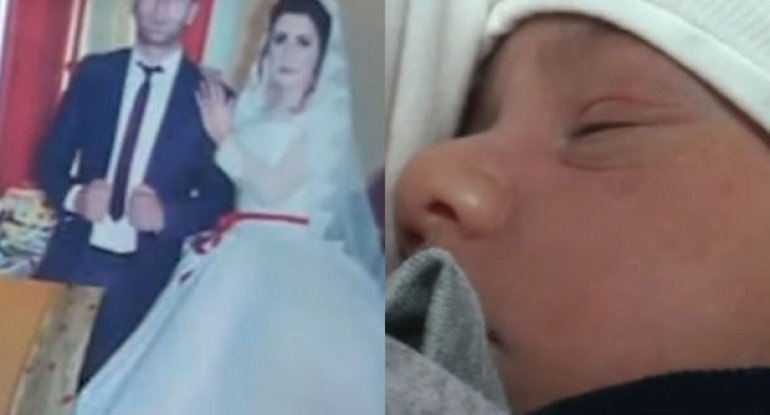Şəhid baş leytenant ölümündən sonra oğul atası oldu - VİDEO