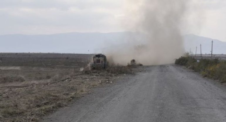 Ağdam yolu minalardan təmizlənir - FOTO