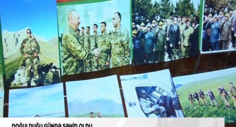 Doğulduğu gündə şəhid olan igidimiz - VİDEO
