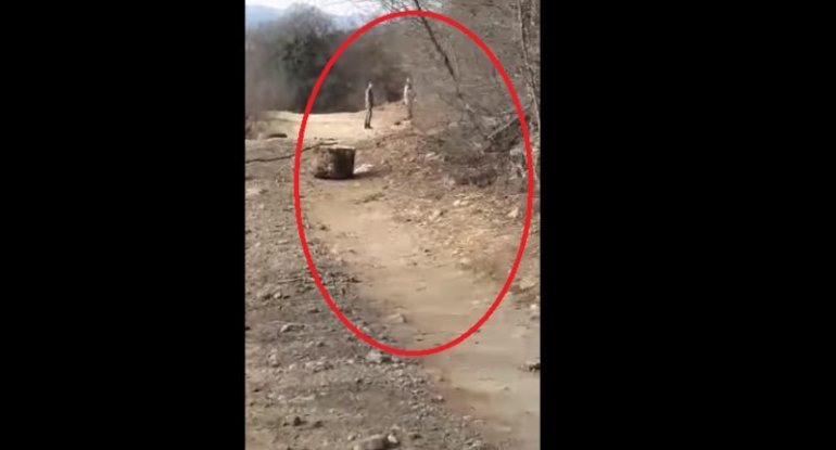 Azərbaycan və erməni hərbçiləri meşədə üz-üzə gəldi - Görün nə oldu (VİDEO)