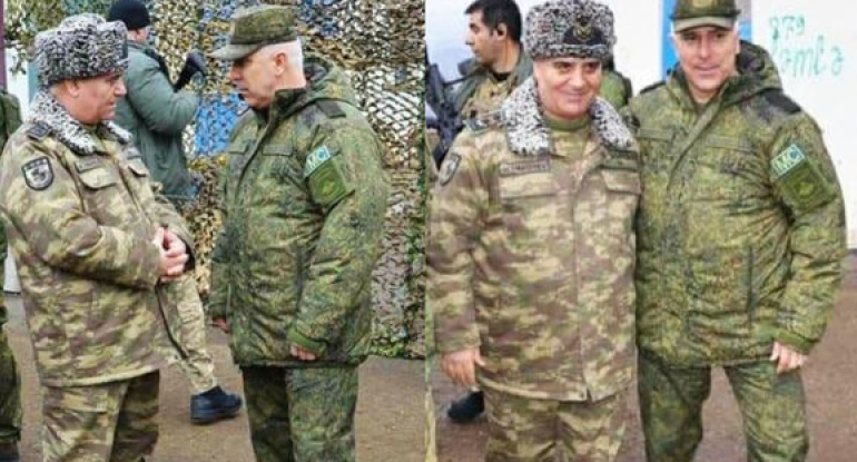 DTX rəisi Qarabağdakı Rusiya sülhməramlılarının rəhbəri ilə görüşdü -xa0FOTO