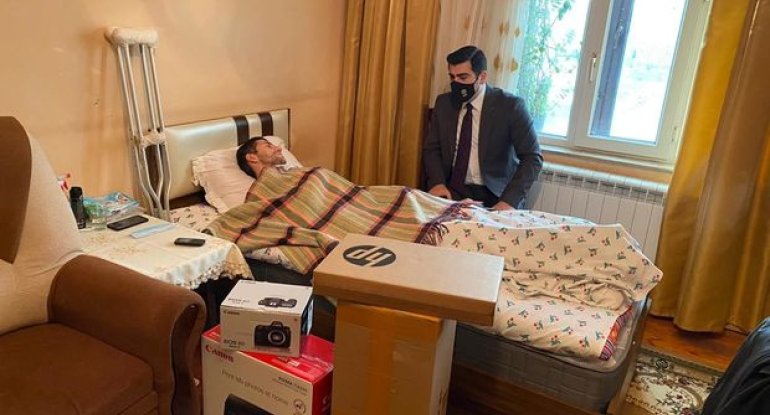 Nazirlik Qarabağ qazisinin uşaqlıq arzusunu reallaşdırdı