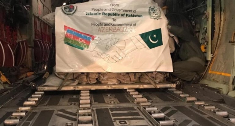 Pakistan Azərbaycana humanitar yardım göndərib - FOTO
