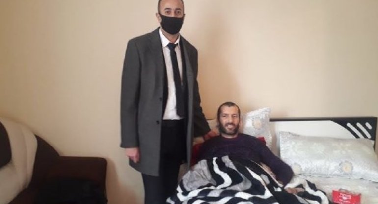 Zaqatalada qazi ailəsi dəstəklə təmin edilib - FOTO