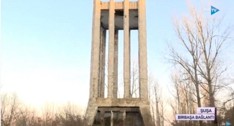 Ermənilər Şuşada Molla Pənah Vaqifin məqbərəsini dağıdıblar - VİDEOxa0