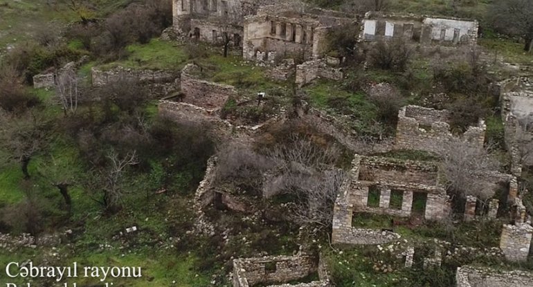 Cəbrayılın Balyand kəndindən görüntülər
