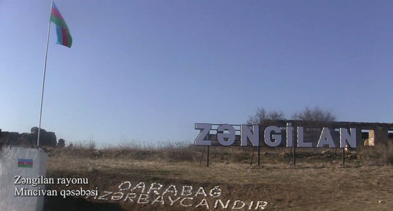 Zəngilanın Mincivan qəsəbəsinin görüntüləri