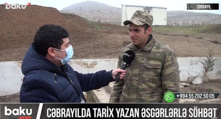 Cəbrayılda tarix yazan əsgərlər... - VİDEOREPORTAJ