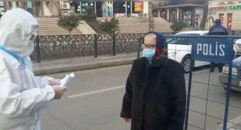 Gəncədə stasionar postda COVID-19 xəstələri saxlanılıb