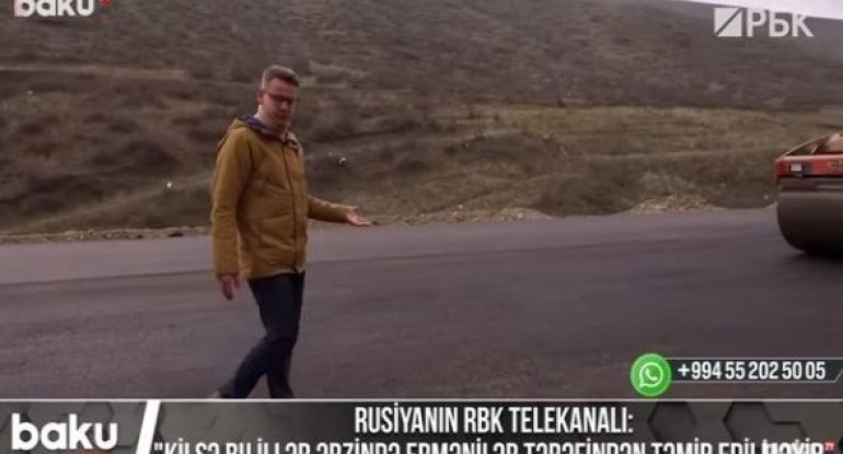 Rusiyanın RBK telekanalı: “Kilsə bu illər ərzində ermənilər tərəfindən təmir edilməyib” - VİDEO