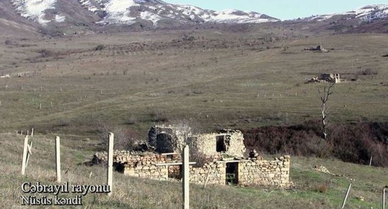 İşğaldan azad edilmiş Cəbrayılın daha bir kəndindən görüntülər - VİDEO