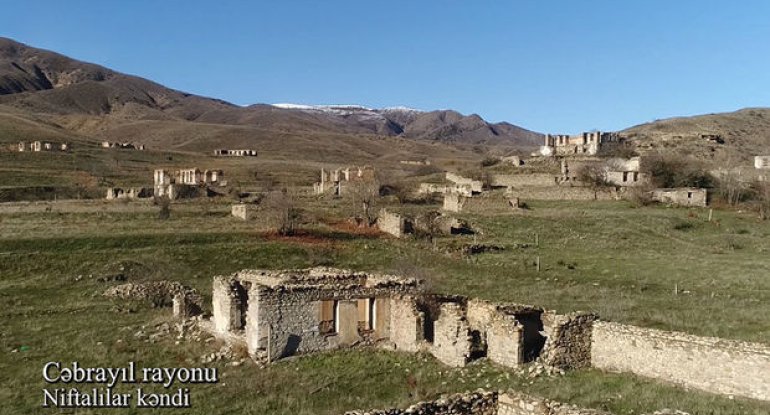 İşğaldan azad edilmiş Cəbrayılın daha bir kəndindən görüntülər - VİDEO