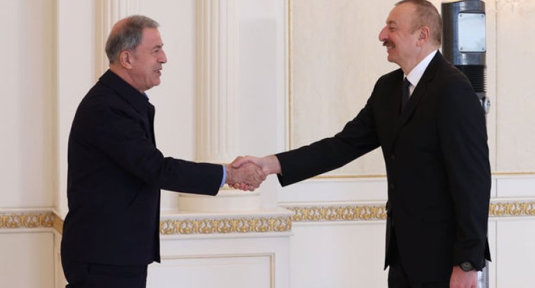 İlham Əliyev Hulusi Akarı qəbul etdi - FOTO/ViDEO