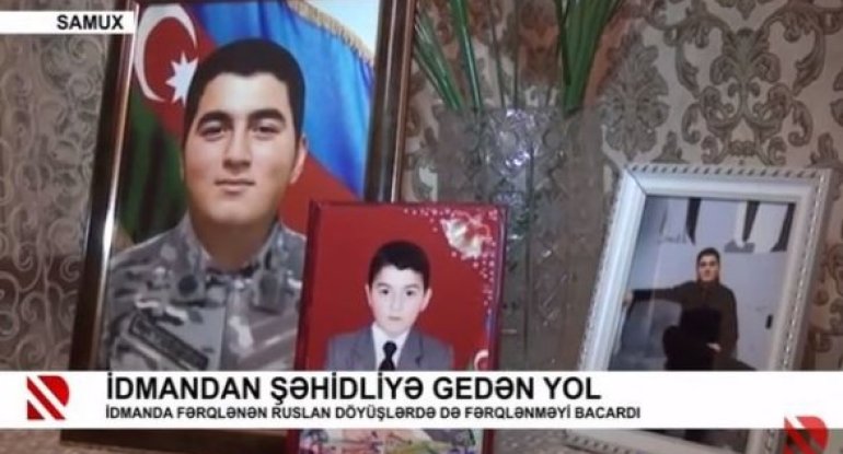 Xüsusi təyinatlı qüvvələrin əsgəri şəhid Ruslan Əsədov - VİDEO