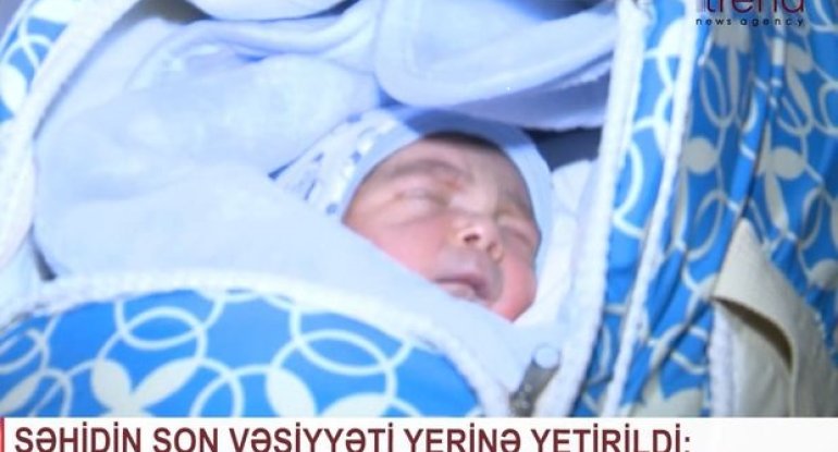 Daha bir şəhidimizin övladı dünyaya gəldi - VİDEO