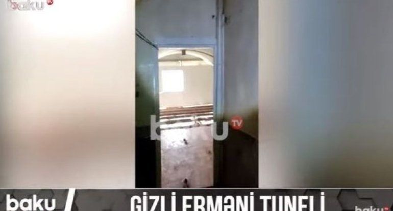 Əsgərlərimiz gizli erməni tunelində - VİDEO